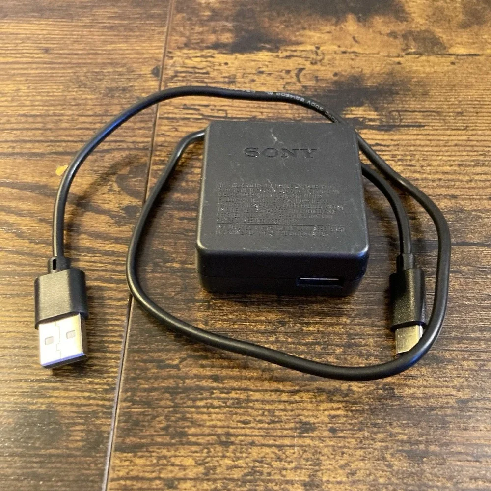 Sony AC-UB10D AC Adapter Charger with Sony USB C Cable